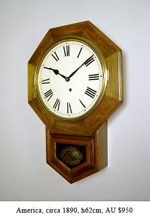 american dial wall clock