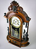 ansonia walnut shelf clock