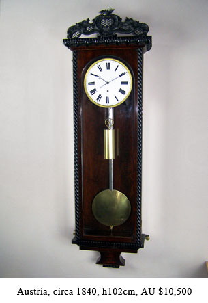 biedermeier regulator wall clock