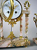 clousienne marble clock set