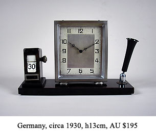 german desk clock