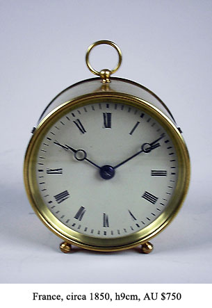 small french drum clock