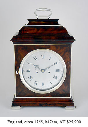 king george bracket clock