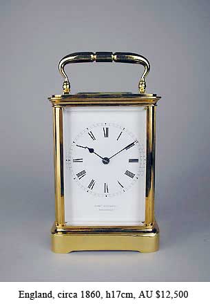 english carriage clock