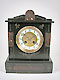 french inlaid mantel clock