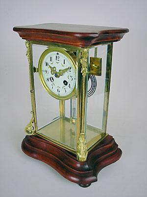 buy four glass mantel clock
