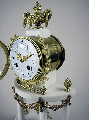 freres marble clock