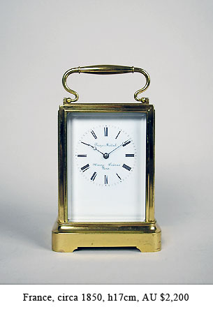 miroy freres carriage clock