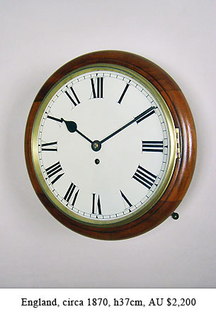 fusee dial wall clock