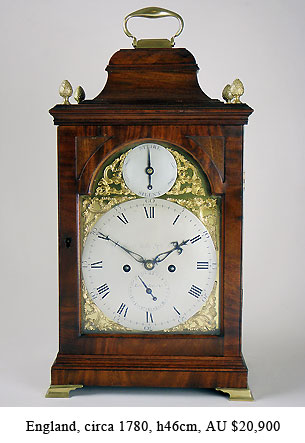 georgian bracket clock