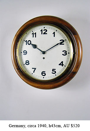 german dial wall clock