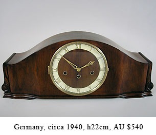german mantel clock