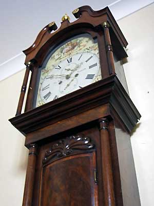 buy mahogany longcase clock