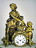 french figural mantle clock