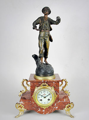 french figural clock