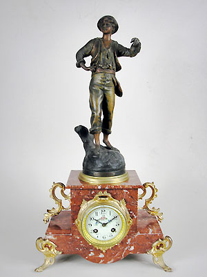french figural clock
