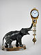 elephant mystery clock