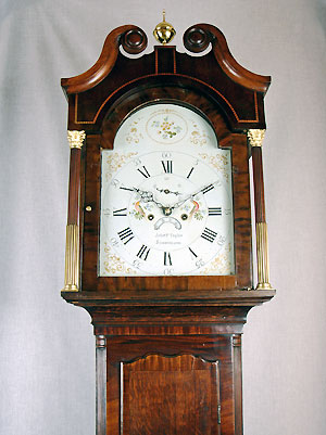 oak longcase clock