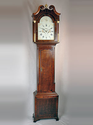 oak longcase clock