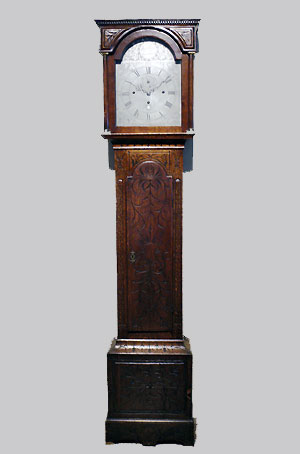 quarter chiming longcase clock