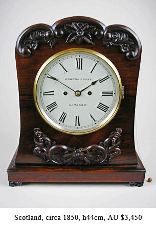 scottish bracket clock