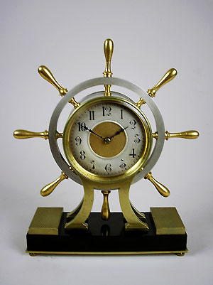 ship's wheel clock