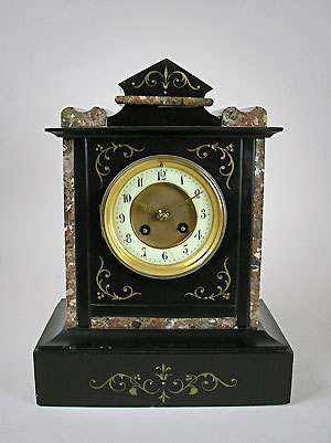 french slate mantel clock