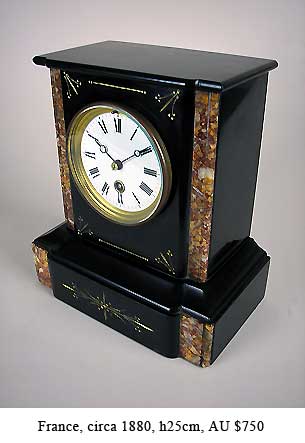 small french mantel clock