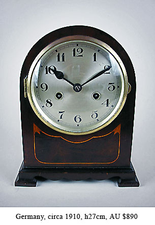 jung hans bracket clock