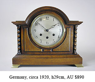 gustav becker mantel clock