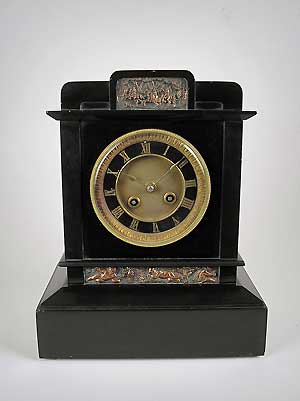 french slate mantel clock