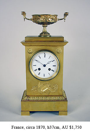 french mantel clock