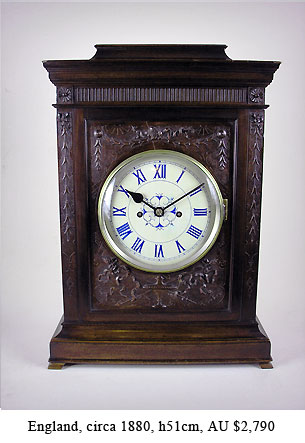 english double fusee bracket clock