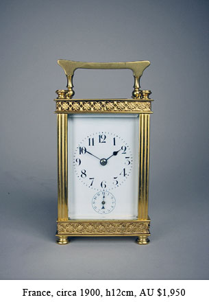 french carriage clock