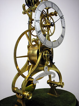 skeleton clock for sale