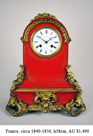 antique french table clock